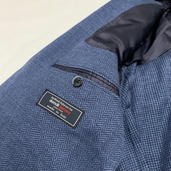 Brooks Brothers 1818 Regent Dondi Jersey Herringbone Soft Linen blend blazer 45R - Picture 8 of 11